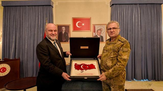 Kara Kuvvetleri Komutanı Orgeneral Tokel, Şam Büyükelçisi Köroğlu’nu ziyaret etti 1