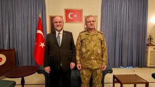 Kara Kuvvetleri Komutanı Orgeneral Tokel, Şam Büyükelçisi Köroğlu’nu ziyaret etti