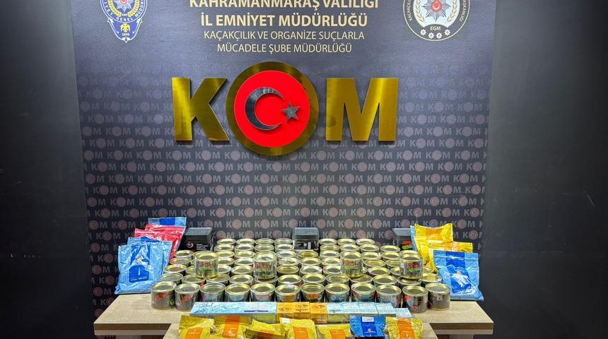 Kahramanmaraş'ta kaçakçılık operasyonu! 4 zanlı gözaltına alındı