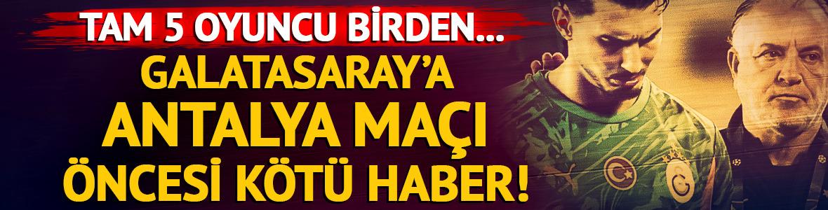 Galatasaray'da Antalya yolculuğu &ouml;ncesi b&uuml;y&uuml;k şok! Uğurcan &Ccedil;akır kadroda yok, takım revire d&ouml;nd&uuml;
