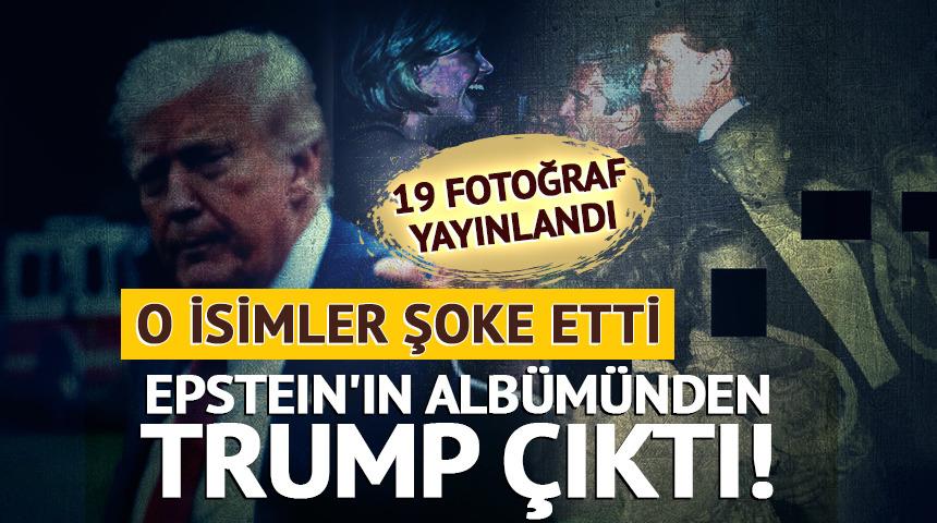 Epstein'ın alb&uuml;m&uuml;nden Trump &ccedil;ıktı!