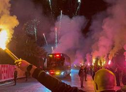 Galatasaray'a Şampiyonlar Ligi karşılaması