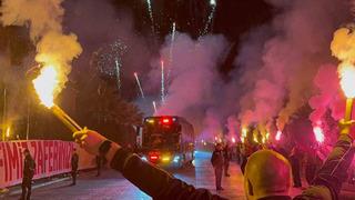 Galatasaray, Antalya’da Şampiyonlar Ligi müziğiyle karşılandı