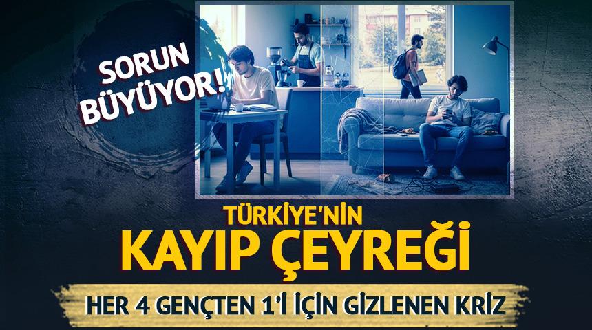 T&uuml;rkiye'de 'ev genci' sorunu b&uuml;y&uuml;yor: Gen&ccedil;lerin y&uuml;zde 26,5'i ne &ccedil;alışıyor ne okuyor