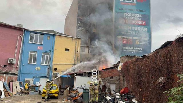 Bursa’da pide imalathanesinde yangın paniği 2