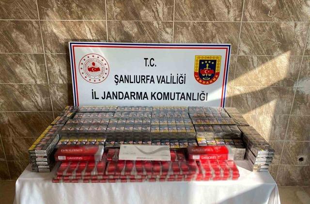 Şanlıurfa’da 7 bin 958 paket kaçak sigara ele geçirildi 3