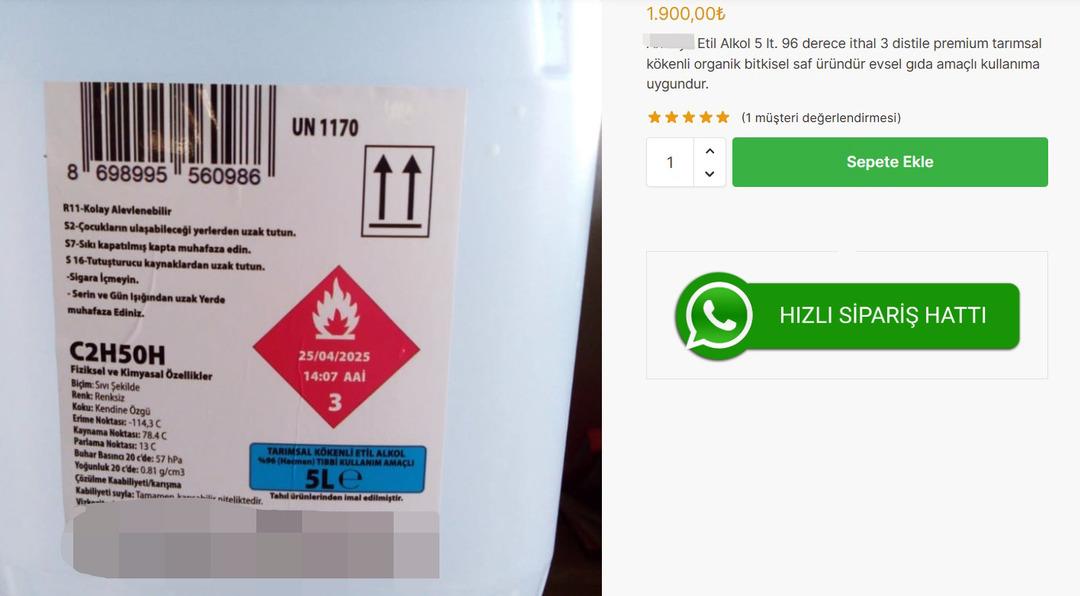 İnternetten bidonla alınıp, pet şişeyle satılıyor! Uzman isim uyardı:  Kardeşiniz bile yapsa tüketmeyin   2