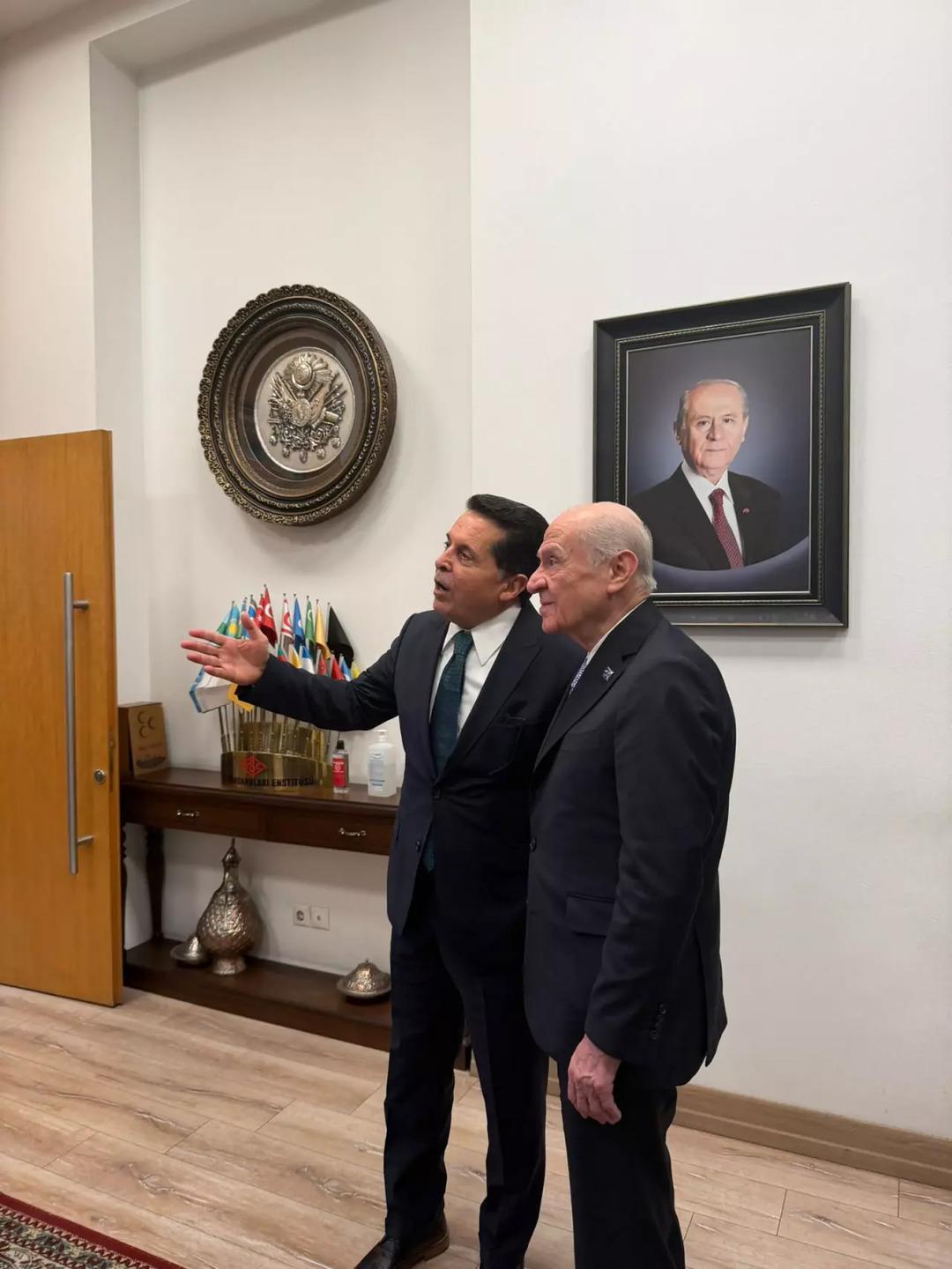 MHP Lideri Devlet Bahçeli, Ahmet Özer i kabul etti! "Kutuplaşmayı geride bırakıp kucaklaşma zamanıdır" 1