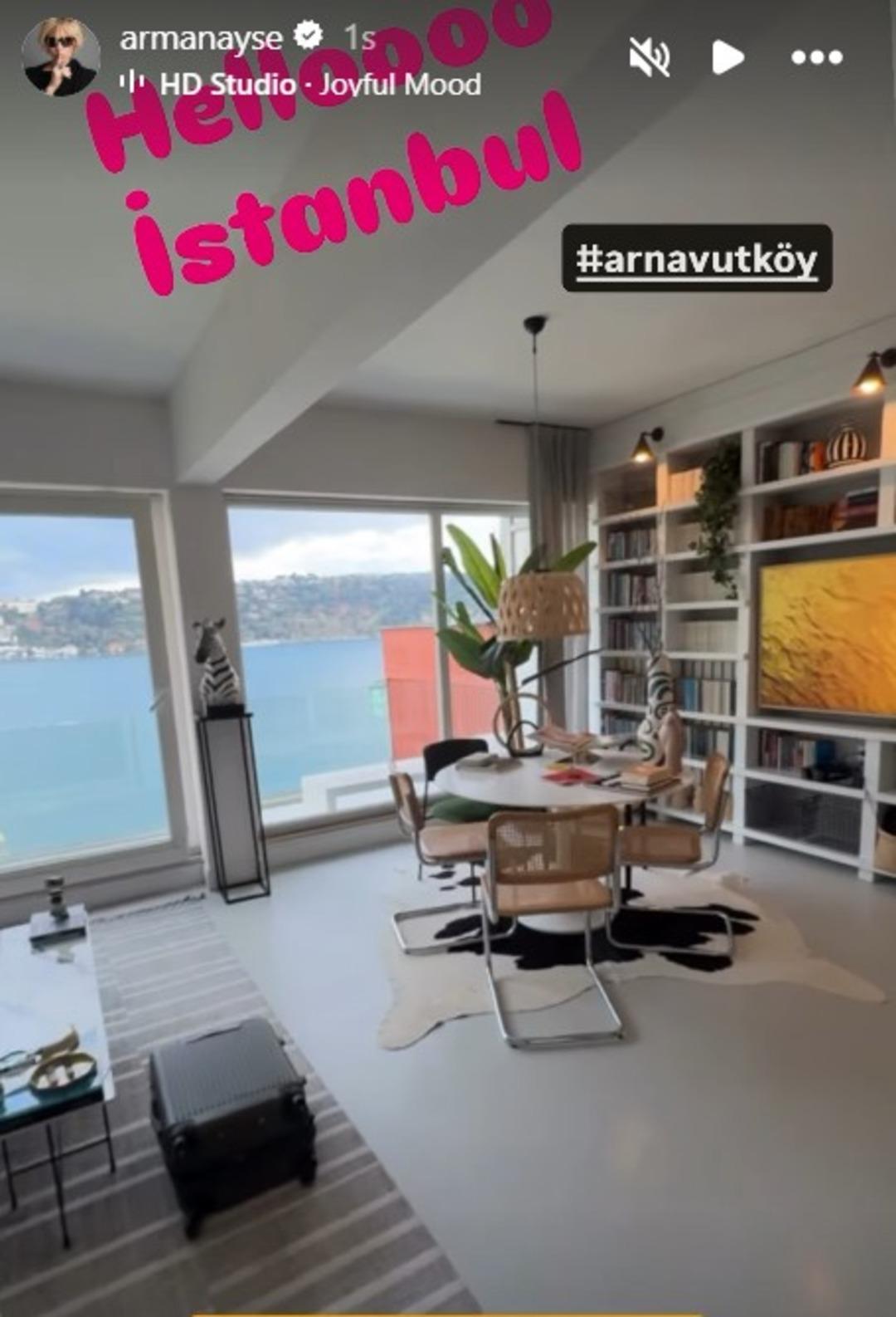 Ayşe Arman Arnavutköy’deki denize nazır eviyle gündemde! Lüks detaylar hayran bıraktı 3