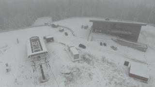 Ilgaz Dağı'nda kar kalınlığı 20 santimetreye ulaştı