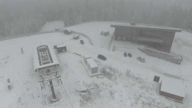 Ilgaz Dağı'nda kar kalınlığı 20 santimetreye ulaştı