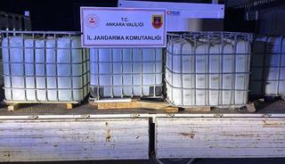 Ankara'da 8 bin 100 sahte gıda takviyesi ile 5 ton etil alkol ele ge&ccedil;irildi