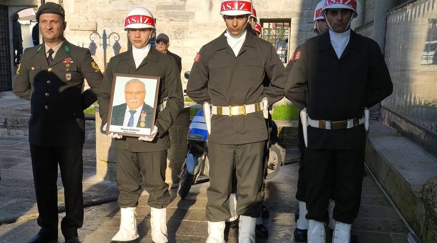 Kıbrıs gazisi Ekrem Karaca memleketi Kırklareli'nde son yolculuğuna uğurlandı