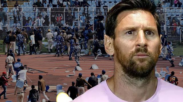 Messi, Hindistan'da ölümden döndü! Binlerce kişi sahaya indi, canını zor kurtardı