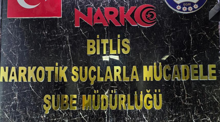 Bitlis’te 3 kilo 210 gram metamfetamin ele geçirildi