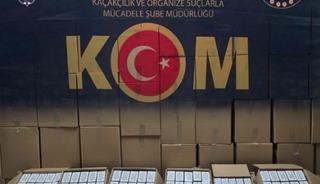 Kırşehir'de 1 milyon makaron ele geçirildi