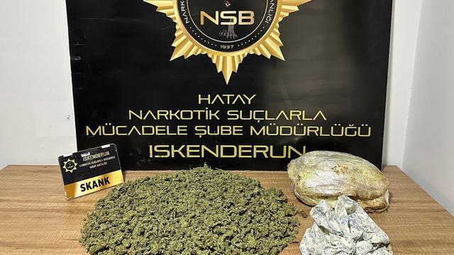 Hatay’da uyuşturucu operasyonu: 2 tutuklama