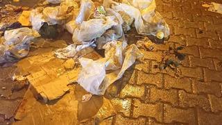 Uyarılara rağmen pazar yerini kirleten esnaf cezadan kurtulamadı