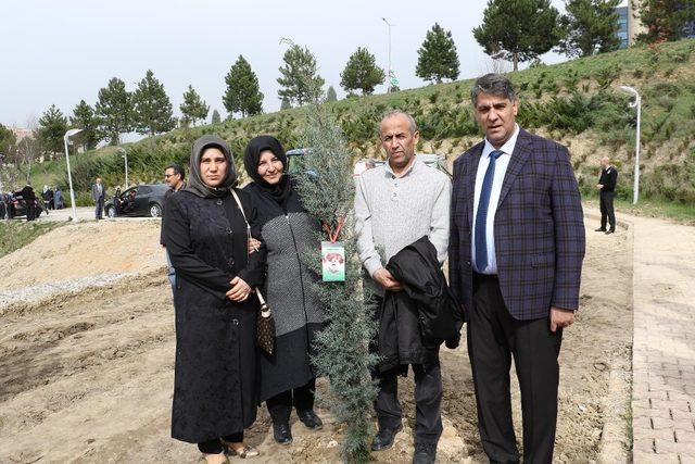 KBÜ’de şehitlerin anısına fidan dikildi