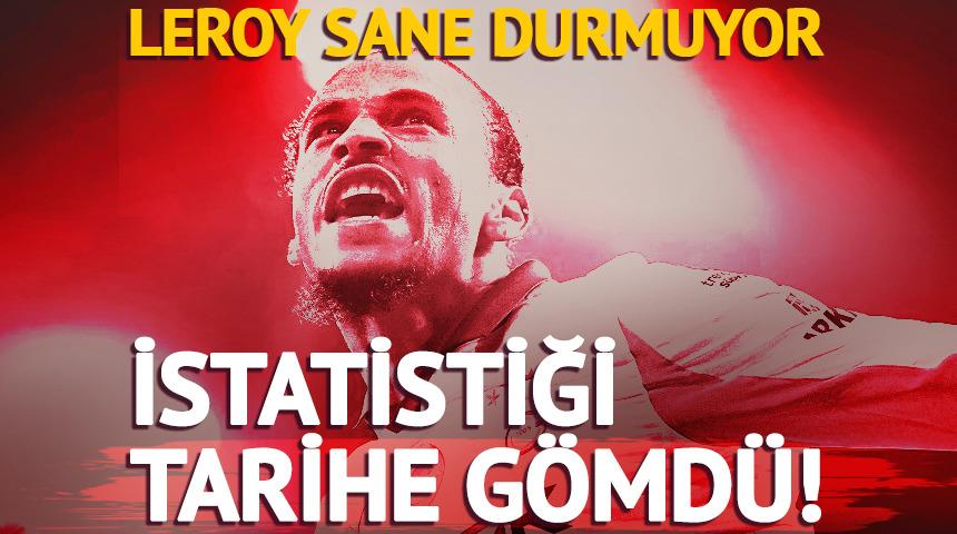 Galatasaray'da "Alman Panzeri" açıldı! Leroy Sane o istatistiği tarihe gömdü!