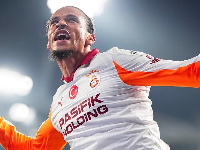 Galatasaray'da "Alman Panzeri" açıldı! Leroy Sane o istatistiği tarihe gömdü!