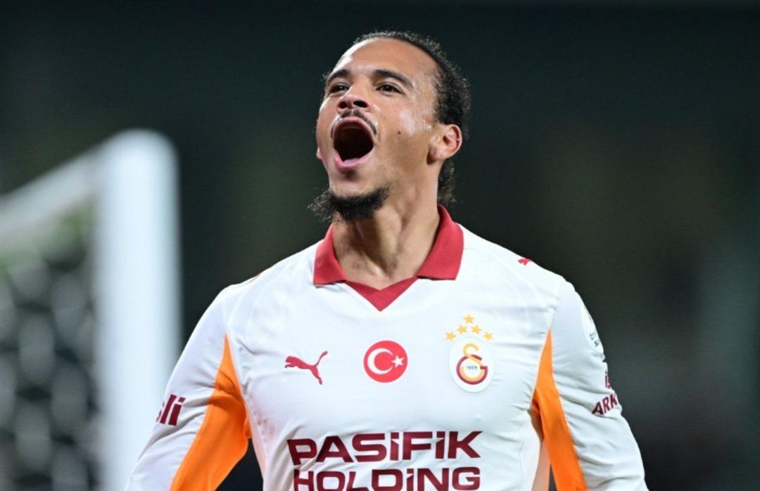 Galatasaray da "Alman Panzeri" açıldı! Leroy Sane o istatistiği tarihe gömdü! 3