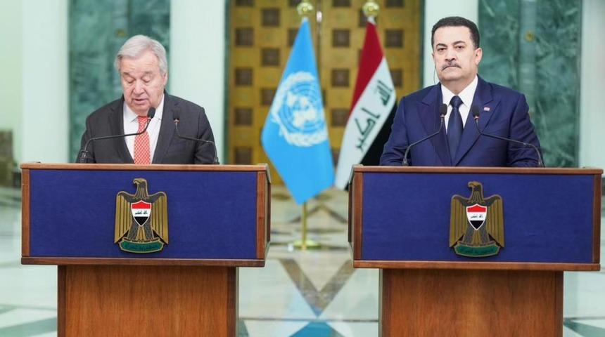 BM Genel Serkteri Guterres: "Bugün Irak, güven ve istikrar içinde olan bir ülkedir"
