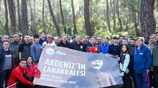 Topçu Yüzbaşı Mustafa Ertuğrul Aker Kemer'de anıldı