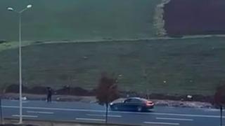 Drift atan sürücüye 46 bin lira ceza kesildi, ehliyetine 2 ay el konuldu