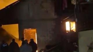 Kahramanmaraş’ta ahır ve garajda çıkan yangın söndürüldü