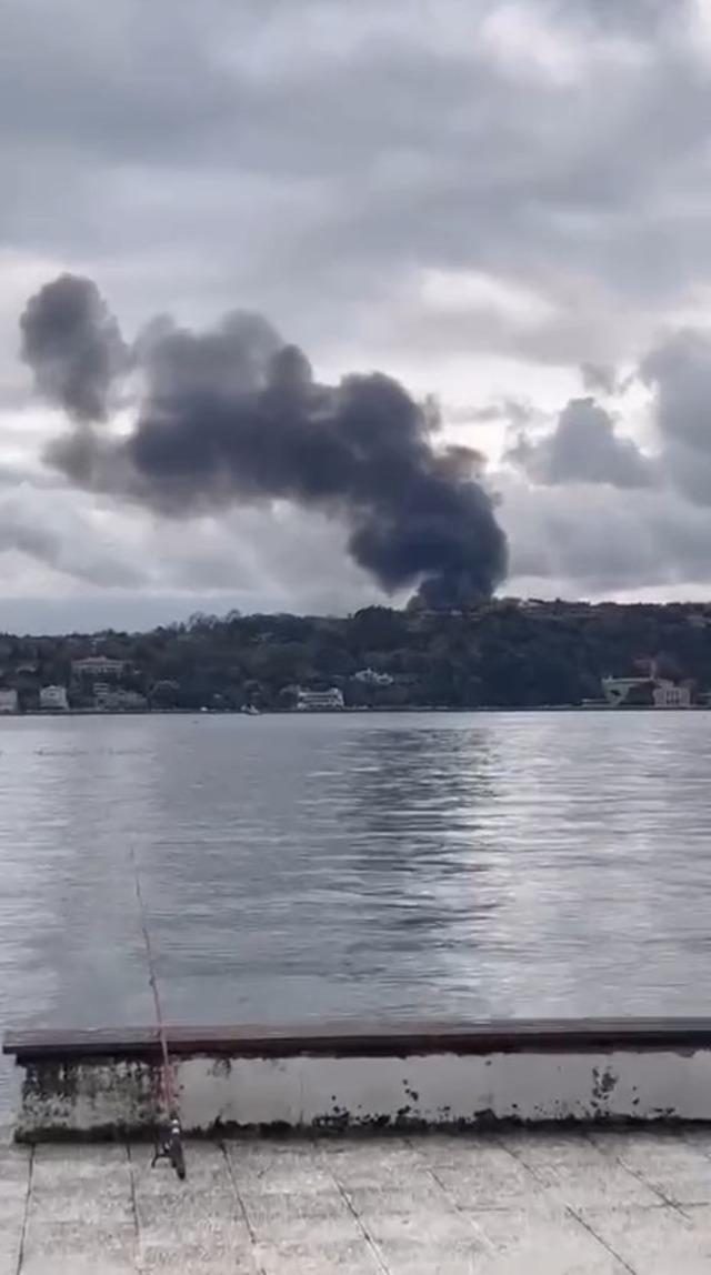 Sarıyer de iş yeri alev alev yandı 3