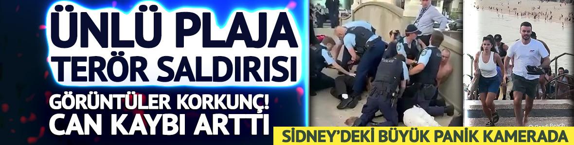 Ünlü plaja terör saldırısı: Sidneylilerin panik anı kamerada