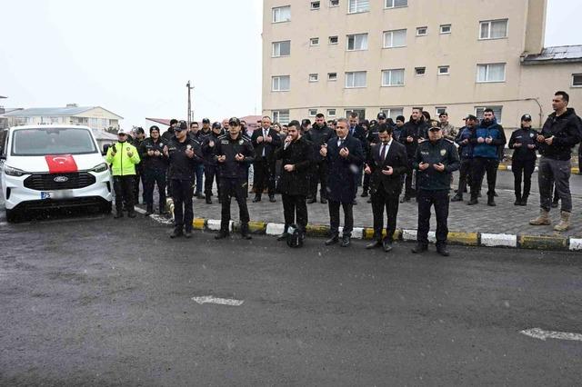 Ardahan&rsquo;da emniyete tahsis edilen 20 yeni ara&ccedil; t&ouml;renle hizmete alındı 1