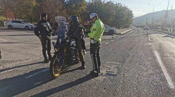 Mardin’de motosiklet denetimi