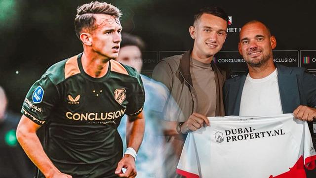 Wesley Sneijder'in oğlu Jessey Sneijder, Jong FC Utrecht formasıyla profesyonel futbola adım attı!