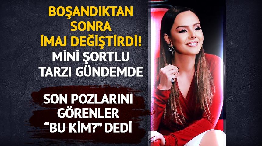 İmaj değiştirip mini şortuyla poz verdi! G&ouml;renler "Bu kim?" dedi