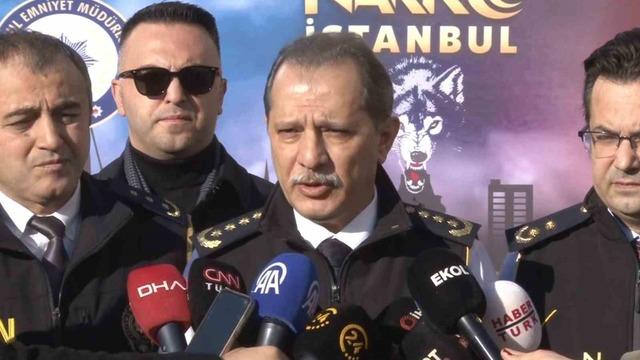 İstanbul&rsquo;da ele ge&ccedil;irilen 1 ton 144 kilo uyuşturucu emniyette sergilendi 1