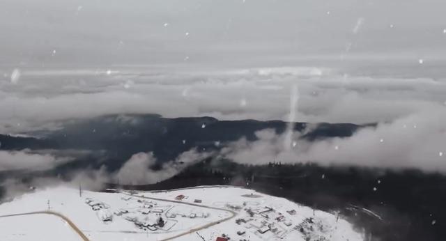 Düzce’nin yüksek kesimleri karla kaplandı 1