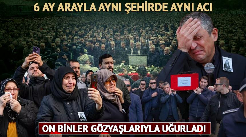 Manisa, Durbay'ı g&ouml;zyaşlarıyla uğurladı! On binler akın etti...