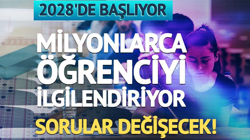 YKS ve LGS'de yeni d&ouml;nem başlayacak!