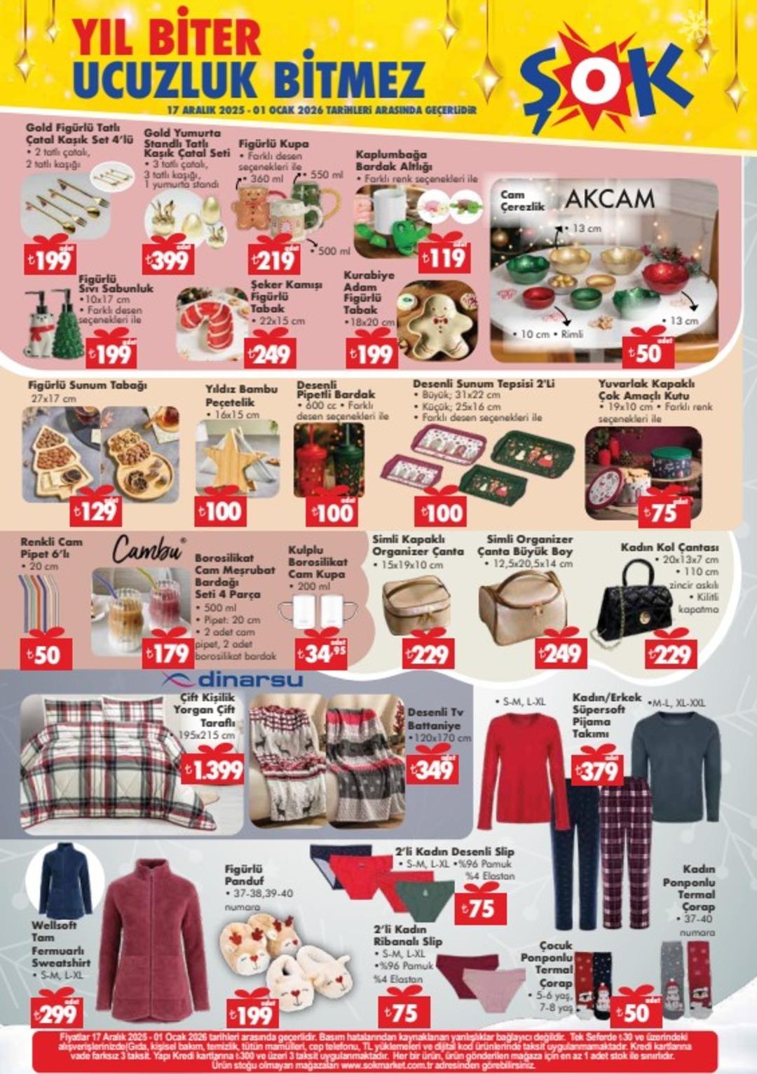 ŞOK a yılbaşı temalı ürünler geliyor! 17 Aralık2025 ŞOK aktüel katalog yayınlandı! 6
