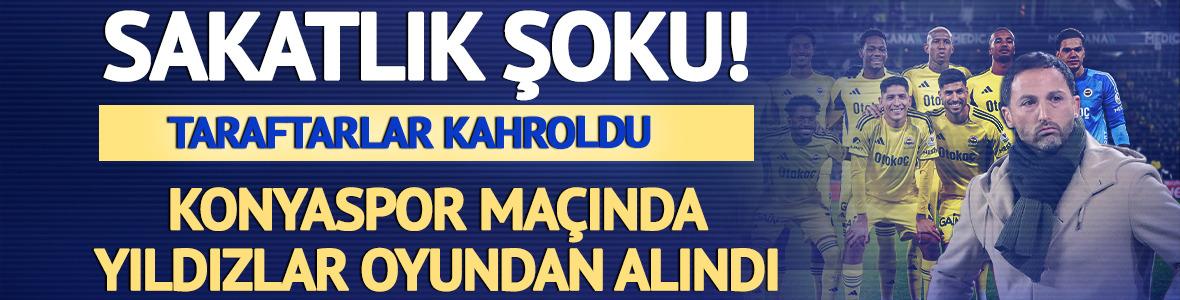 Fenerbah&ccedil;e'yi sakatlıklar vurdu! Duran ve Brown devam edemedi...