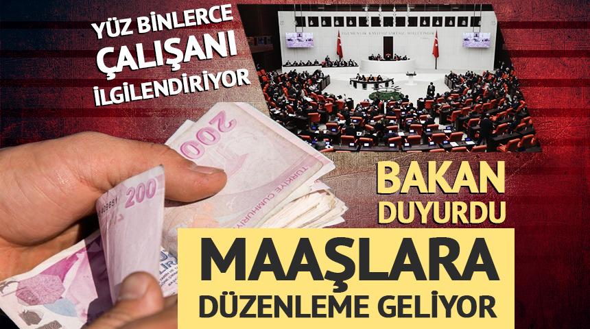 Maaşlara yeni d&uuml;zenleme sinyali! Yerlikaya duyurdu