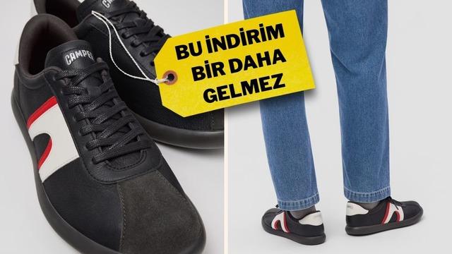 Camper'ın ikonik modeli Pelotas ayakkabıda Yılın Son Fırsatları başladı!