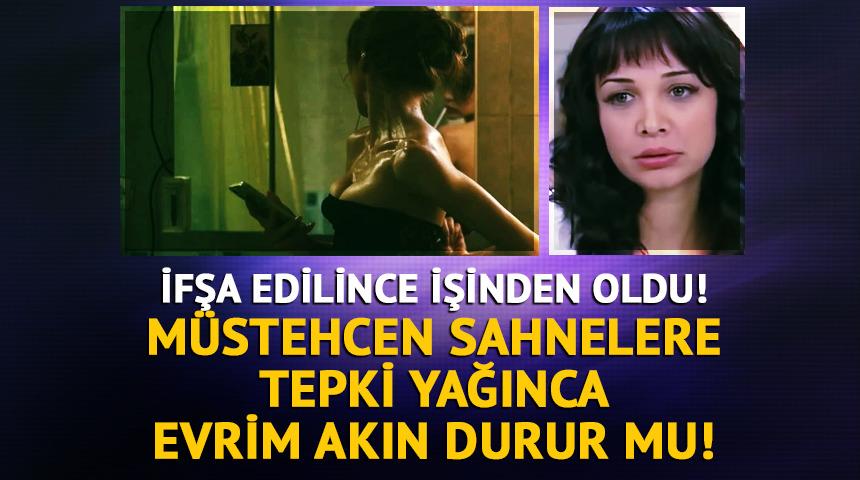 Evrim Akın m&uuml;stehcen sahnelere gelen yorumlara sessiz kalmadı