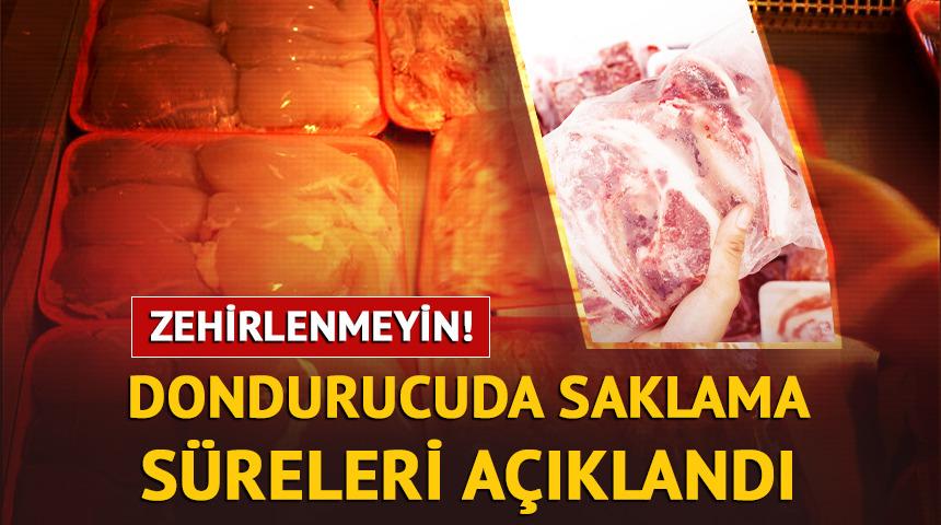 Dondurucuda et ka&ccedil; ay saklanabilir?