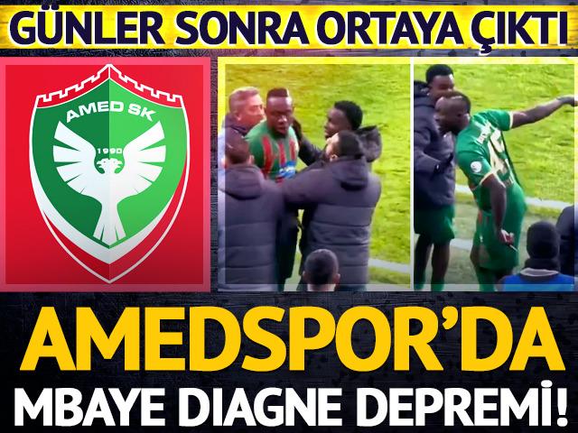 Amedspor'da galibiyetin ortasına bomba d&uuml;şt&uuml;! Mbaye Diagne &ccedil;ılgına d&ouml;nd&uuml;