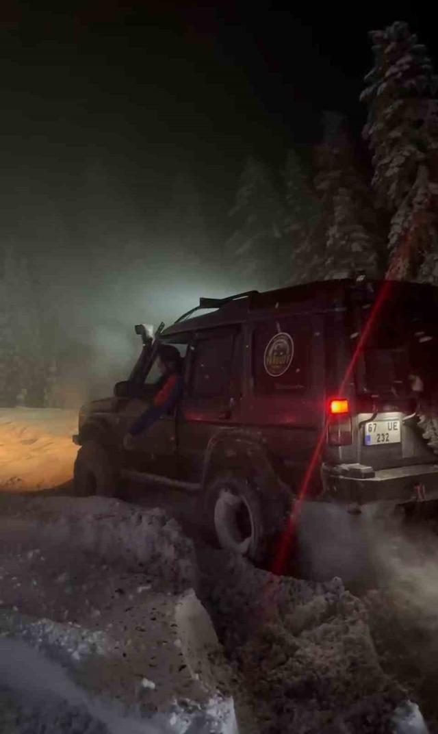 Karabük’ün yüksek kesimlerinde kar kalınlığı 40 santimetreye ulaştı 2