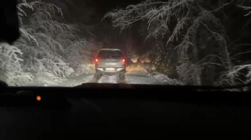 Karab&uuml;k&rsquo;&uuml;n y&uuml;ksek kesimlerinde kar kalınlığı 40 santimetreye ulaştı