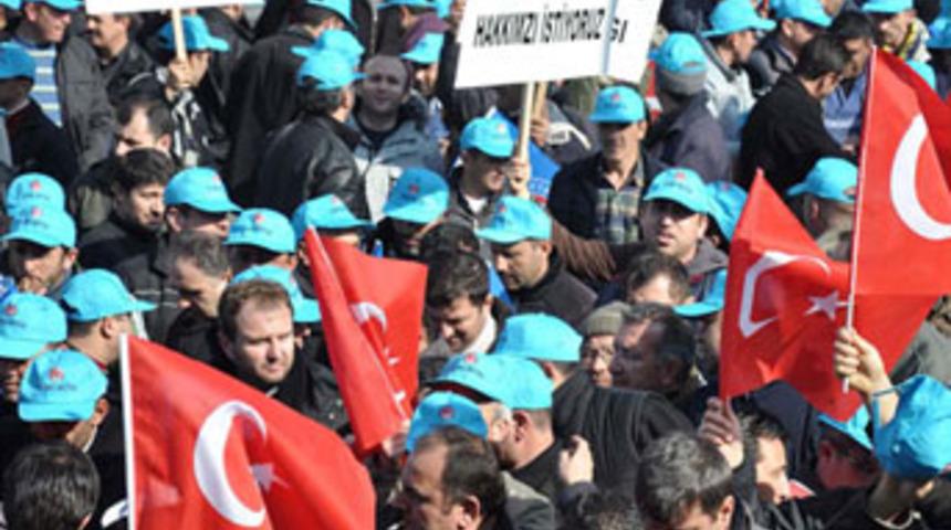 BMC işçileri eylem için yola çıkıyor